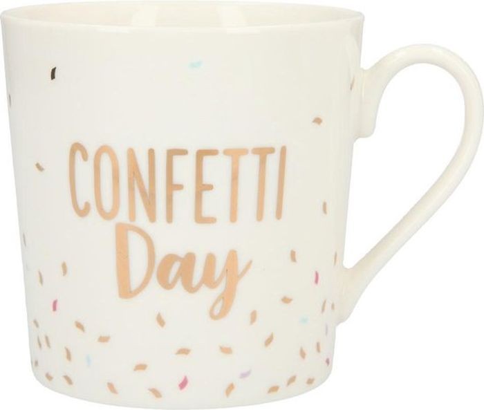 Topmodel mok confetti day