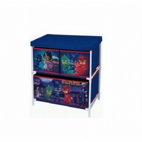 Vergroot PJ Masks Opbergmeubel 3 Laden PJ Masks Opbergmeubel 3 Laden