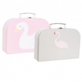 Kofferset (Zwaan/Flamingo)