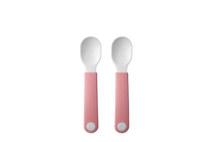 Mepal Set oefenlepel Mio 2 stuks - deep pink