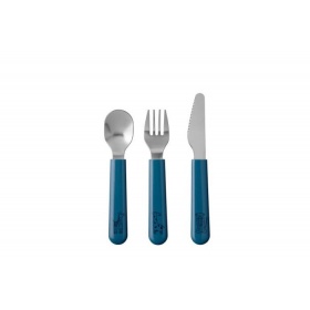 Vergroot Mepal Kinderbestekset Mio 3 delig - Deep Blue Mepal Kinderbestekset Mio 3 delig - Deep Blue