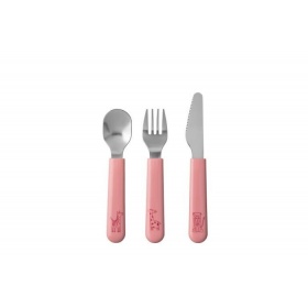 Vergroot Mepal Kinderbestekset Mio 3 delig - deep pink Mepal Kinderbestekset Mio 3 delig - deep pink