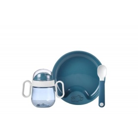 Mepal Set Babyservies Mio 3 delig - deep blue