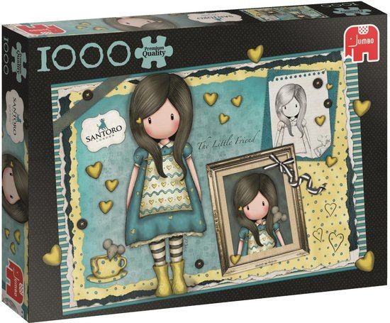 Jumbo Puzzel Gorjuss The Little Friend Premium Quality 1000 jumbo kopen in de aanbieding