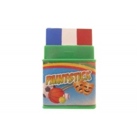 Vergroot Schminkstaaf rood wit blauw 7gr Schminkstaaf rood wit blauw 7gr