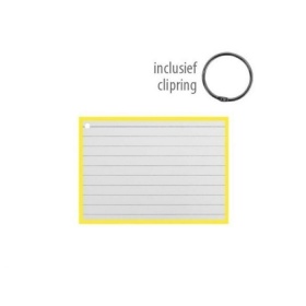 Vergroot Flashcards 10.5x7.5cm Geel Flashcards 10.5x7.5cm Geel