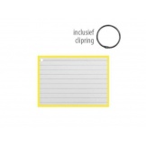 Flashcards 10.5x7.5cm Geel