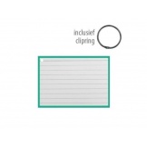 Flashcards 10.5x7.5cm Groen