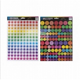 Vergroot Stickers Ster Smile Glitter Stickers Ster Smile Glitter