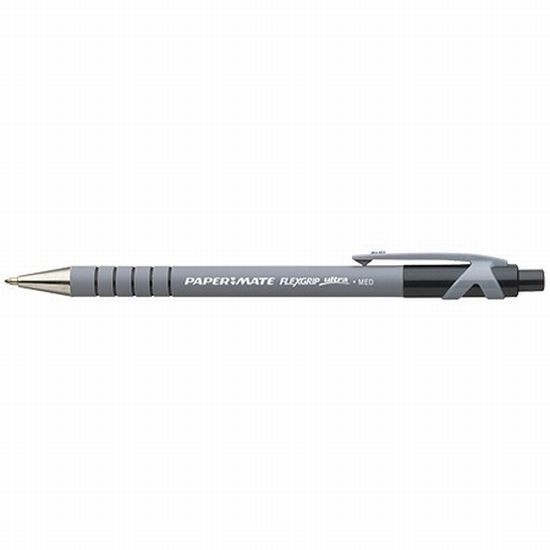 Balpen Papermate Flexgrip retractable zwart