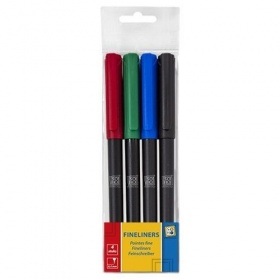 Vergroot Soho Fineliners 0.4mm 4 stuks Soho Fineliners 0.4mm 4 stuks