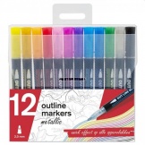 Outline marker 2.0mm 12 stiften