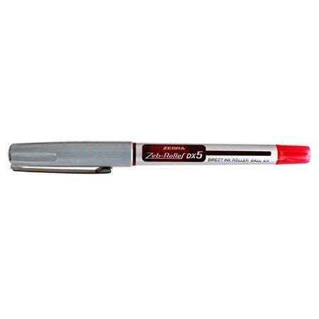 Rollerball DX-5 Zebra Rood