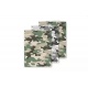 Schrift A5 lijn camouflage 3-pack