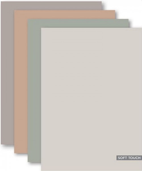 Blokschrift A4 lijn Soft Touch nature