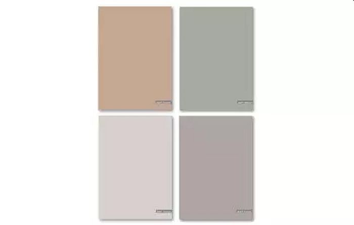 Blokschrift A5 lijn Soft Touch nature