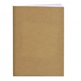Vergroot Schrift A5 Lijn 96 Vel Kraft Bruin Schrift A5 Lijn 96 Vel Kraft Bruin