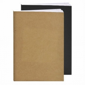 Vergroot Schrift A4 Dummy Harde Kaft Kraft Bruin/Zwart Schrift A4 Dummy Harde Kaft Kraft Bruin/Zwart