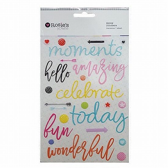 Verhaak Epoxy Stickers Tekst Gekleurd verhaak kopen in de aanbieding