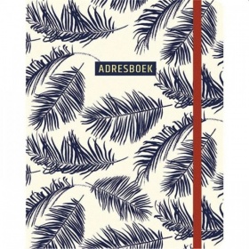 Vergroot Adresboek (groot) Botanical Blue Adresboek (groot) Botanical Blue