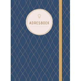 Adresboek (klein) Dark Blue