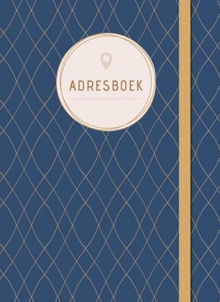 Adresboek (klein) Dark Blue