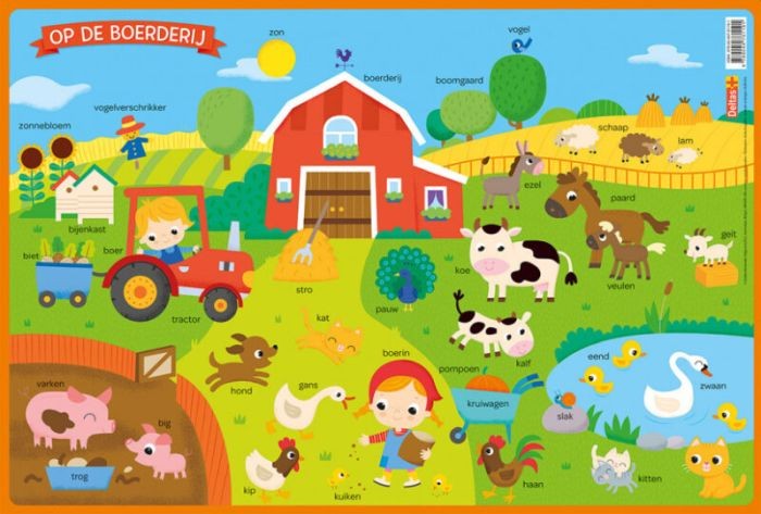 Educatieve Onderleggers Op De Boerderij