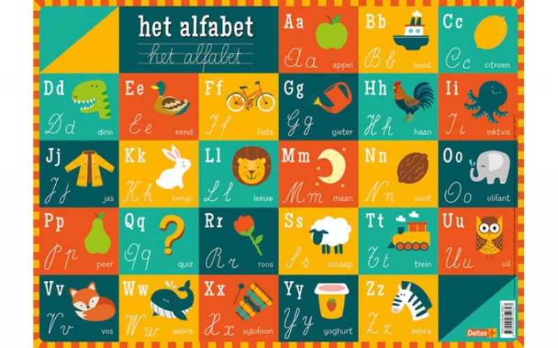 Het Alfabet - Educatieve Onderlegger