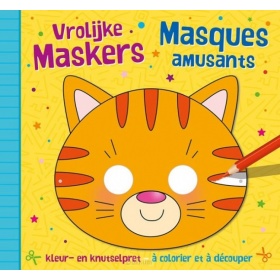 Vergroot Kleurboek Vrolijke Maskers Kleurboek Vrolijke Maskers