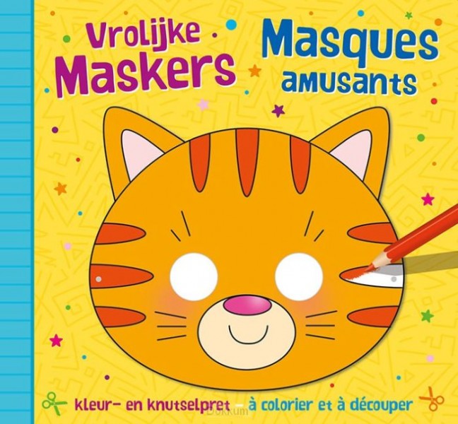 Rond en rond Internationale Grommen Kleurboek Vrolijke Maskers voordelig online kopen?