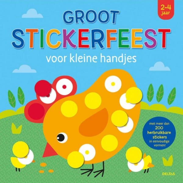 Groot stickerfeest voor kleine handjes (2-4 j.). ZNU, onb.uitv.