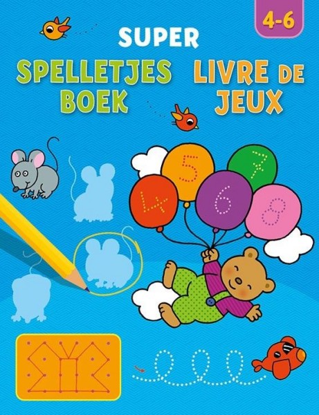 parachute eenheid mannelijk Super Spelletjesboek (4-6 jaar)