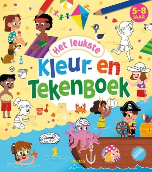 Het Leukste Kleur en Tekenboek (5-8 jaar)