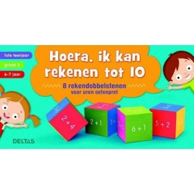 Vergroot Rekendobbelstenen Hoera ik kan rekenen tot 10 Rekendobbelstenen Hoera ik kan rekenen tot 10