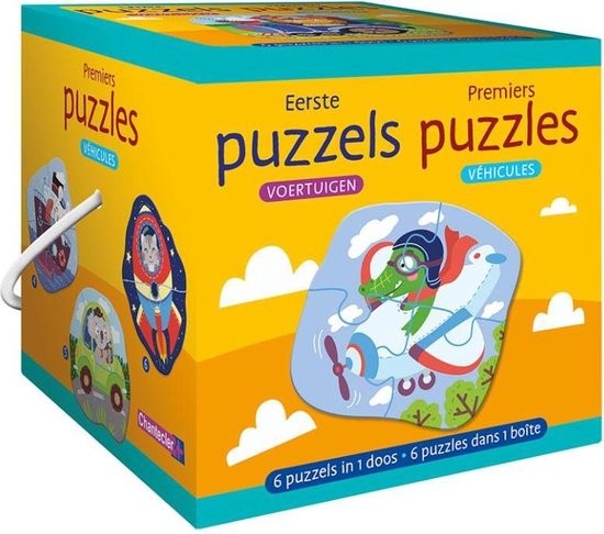 Eerste Puzzels: Voertuigen (6 stuks) Eerste Puzzels: Voertuigen (6 stuks)