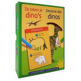 Zo Teken Je Dino's Sjabloonkaarten