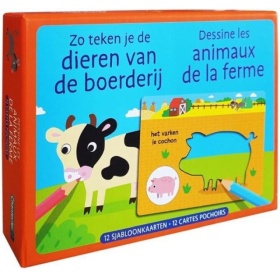 Zo Teken Je De Dieren Van De Boerderij Sjabloonkaarten