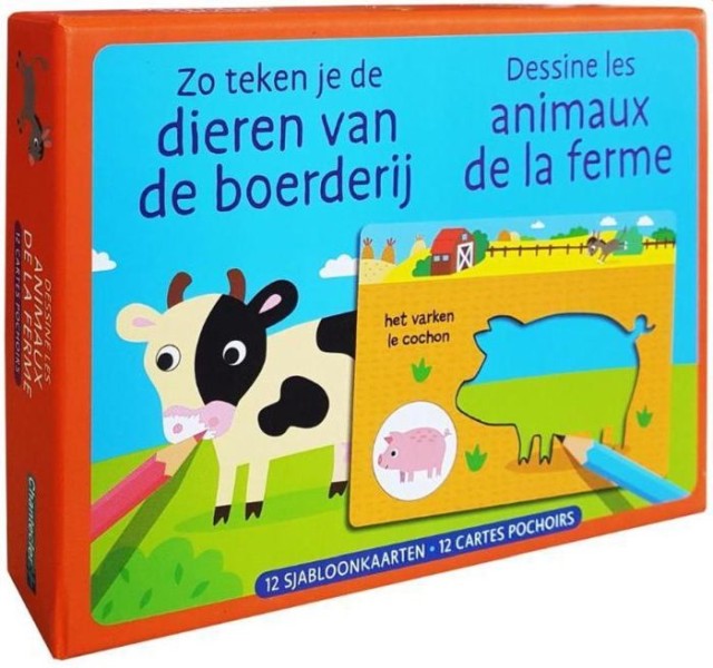 Zo Teken Je De Dieren Van De Boerderij Sjabloonkaarten