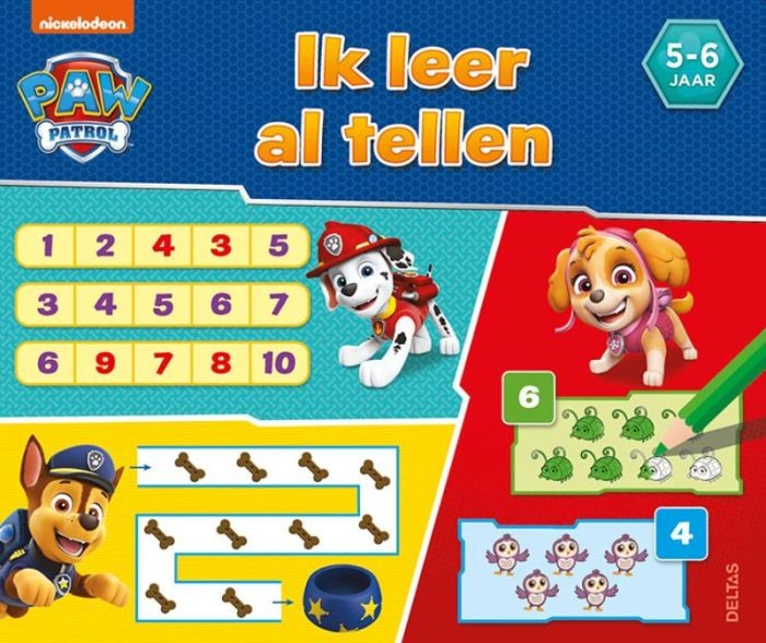 Paw Patrol Ik leer al tellen (5-6 j.)