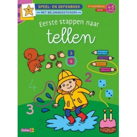 Eerste Stappen Naar Tellen 4-5 jaar Speel en Oefenboek