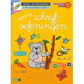 Speelse Schrijfoefeningen Speel en Oefenboek met Beloningstickers