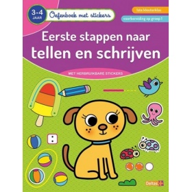 Vergroot Oefenboek Stickers Eerste Stappen Naar Tellen En Schrijven (3-4 jaar) Oefenboek Stickers Eerste Stappen Naar Tellen En Schrijven (3-4 jaar)