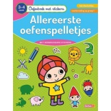 Oefenboek Met Stickers Allereerste Oefenspelletjes (3-4 Jaar)