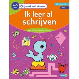 Vergroot Oefenboek Met Stickers Ik Leer Al Schrijven (4-6 Jaar) Oefenboek Met Stickers Ik Leer Al Schrijven (4-6 Jaar)