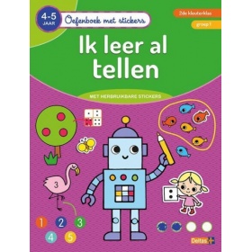 Oefenboek Met Stickers Ik Leer Al Tellen (4-5 Jaar)