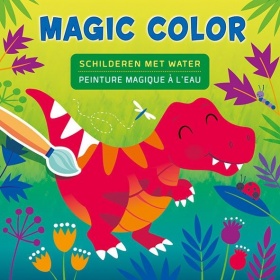Vergroot Boek Magic Color Dino's Schilderen met Water Boek Magic Color Dino's Schilderen met Water