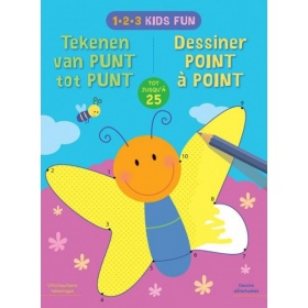 1-2-3 Kids Fun - Tekenen van Punt tot Punt (Tot 25)