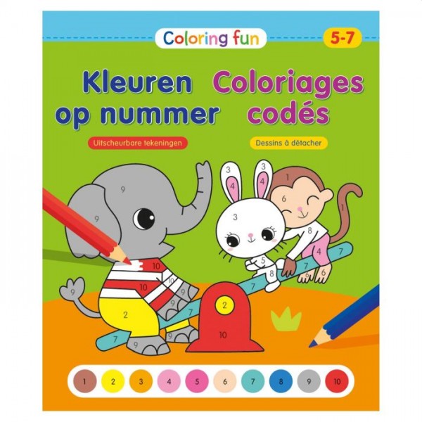 Coloring Fun - Kleuren Op Nummer (5-7 jaar)